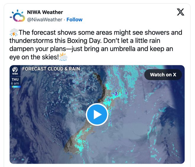 重要警告！暴雨强风袭击新西兰多地！奥克兰全天雷暴预警！已有地区爆发洪水海滩水质堪忧！(图3)