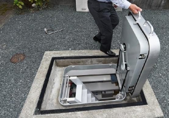 日本研发的地下避难所建在家里院子里有效的抵御地震和核辐射(图3)